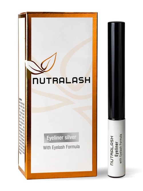 Быстросохнущая подводка для глаз Nutralash Eyelash Formula Eyeliner 1.5мл (серебро)